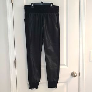 NWOT Blanc Noir leather joggers